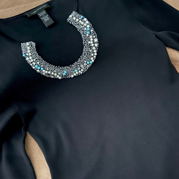 Y2K Cable and Gauge Beaded Scoop Neckline Top - Picture 3 of 12